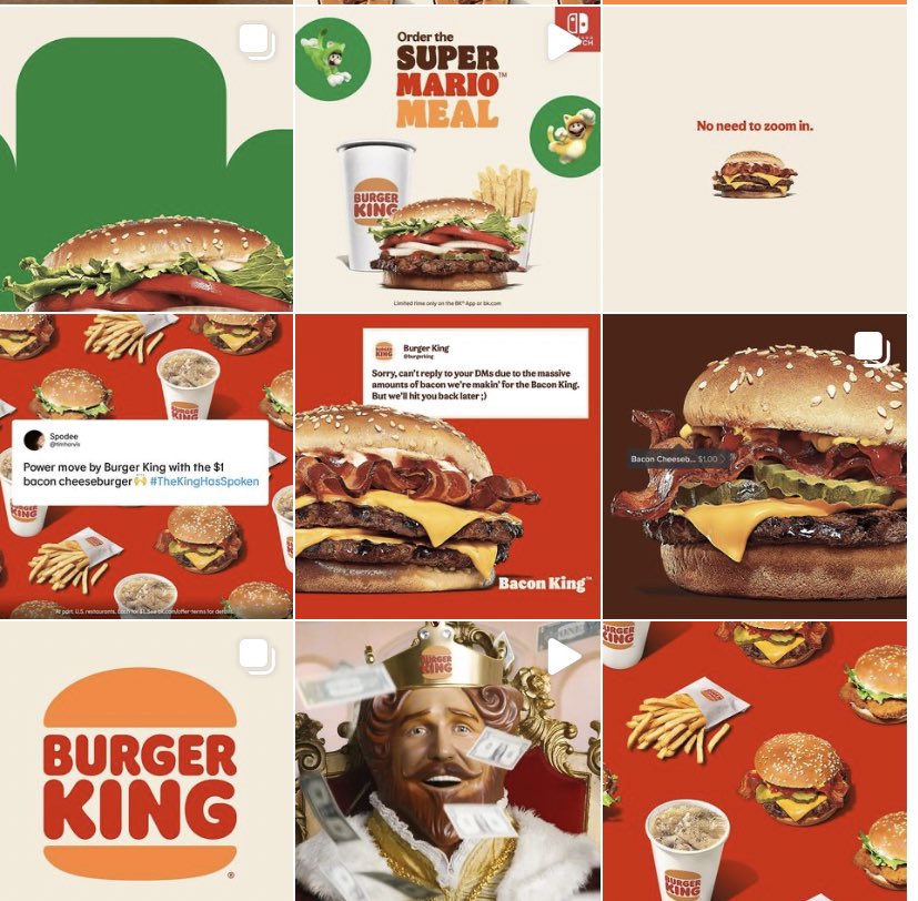 iiiitsandrea's tweet photo. a tale of two kings 👑 can someone in UK explain why @BurgerKingUK’s continues with #WhopperandFriends campaign? Is the UK still not allowing for restaurants to re-open 🤯 https://t.co/ZRWqGcXaGY