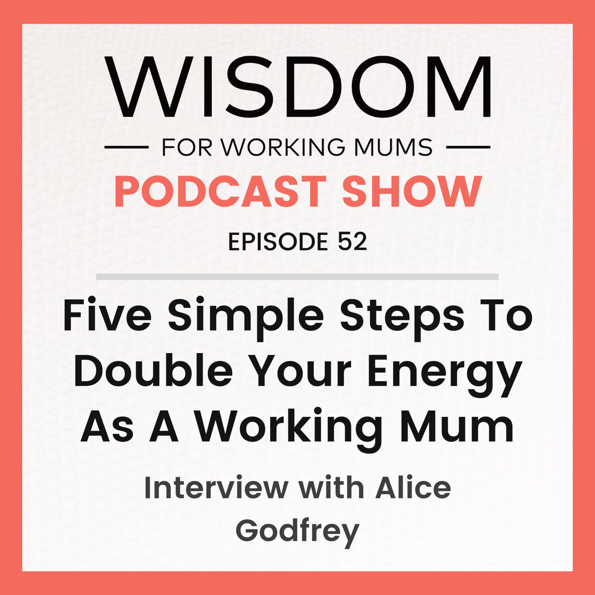 If you're feeling #tired &amp; in need of more #energy as a #workingmom you're going to want to listen to this #podcast - 5 Simple Steps To Double Your Energy bit.ly/3sPXspW