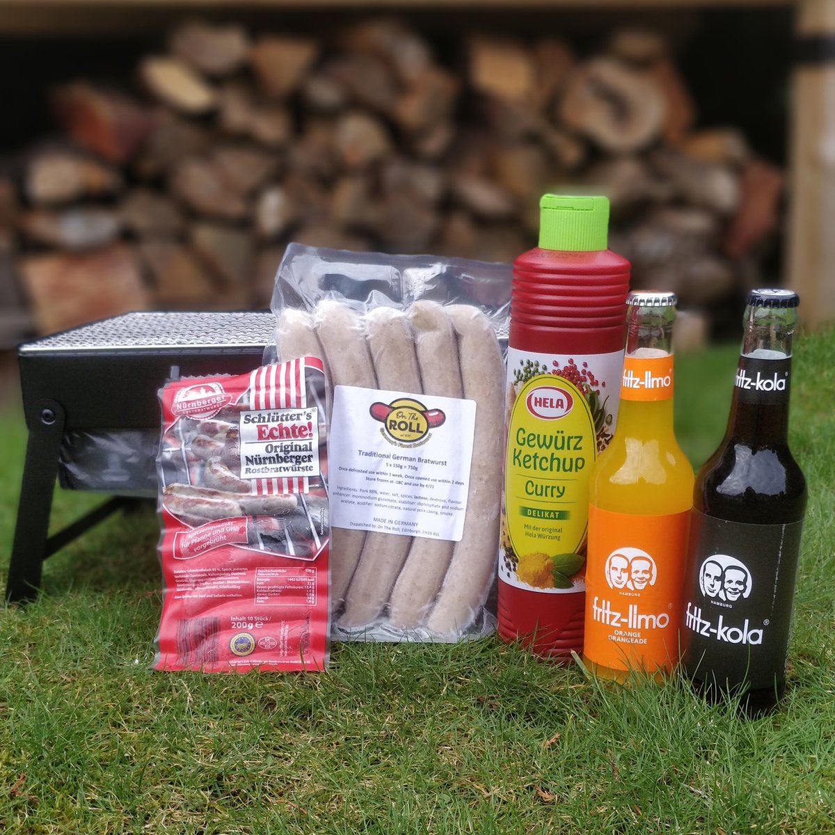 Follow <a href="/OnTheRoll_2012/">On The Roll</a> and RT to be in with a chance to win On The Roll's BBQ 'Angrillen Set' including a portable BBQ, Bratwurst, Fritz drinks and Hela Curry Gewürzketchup.

Viel Glück 🍀🌭