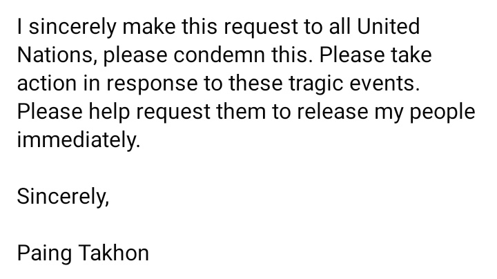 Paing's fb update

#WhatsHappeningInMyanmar