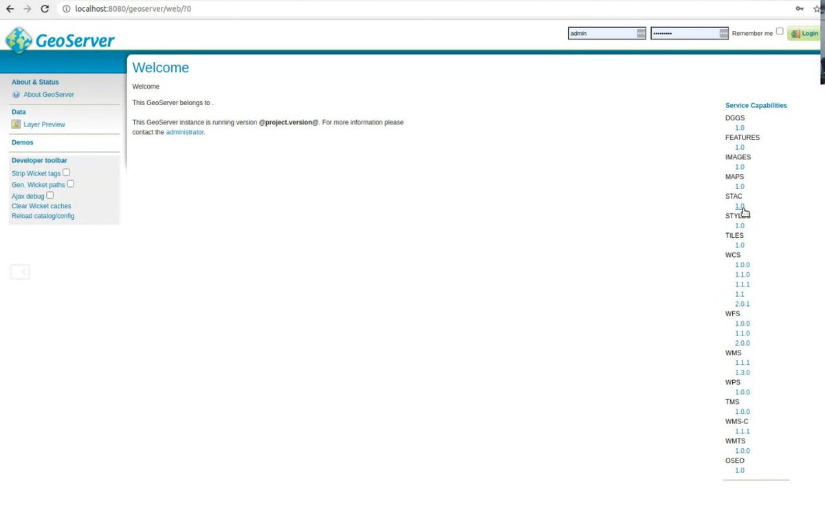 geosolutions_it's tweet image. We are  implementing #STAC for #GeoServer to turn time series into #STAC catalogues as well as #OpenSearch catalogues and do the usual #OGC magic, #WMS, #WFS, #WSC and #WMTS.

Put also #COG in the mix and you can have some fun...
@GeoserverO @opengeospatial #OSGEO #FOSS4G #EO