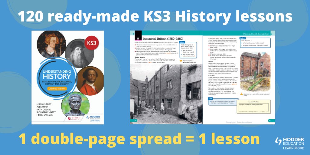 Are you looking for some new enquiries or topics for #KS3History? Take a look at the contents list from Understanding History: bit.ly/3riXrKK. Contains 120 ready-made lessons in one book! #historyteacher @1972SHP @Michaelshp