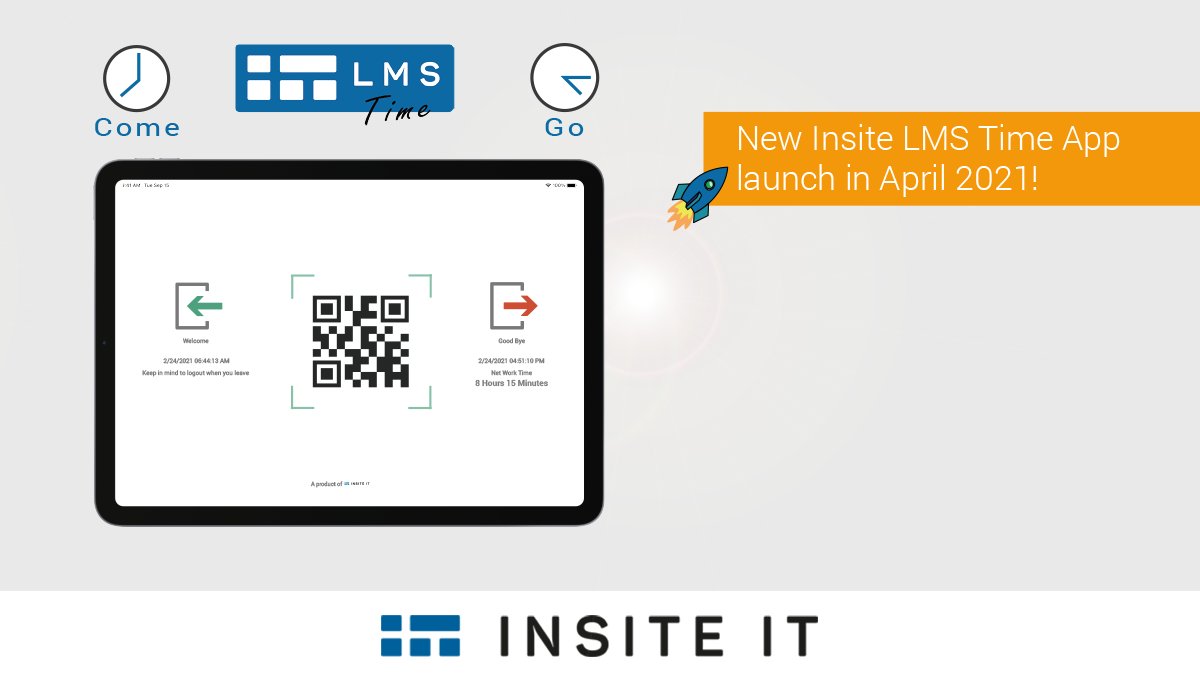 🚀 Preview 🚀 on our new product highlight: Insite LMS Time app. In April 2021 the rollout of the time tracking app  takes place. Easily record all working times on a construction site. More info ow.ly/cFRV50DQ0e7 #insite #insitelmstime #timetrackingapp #projectmanagement