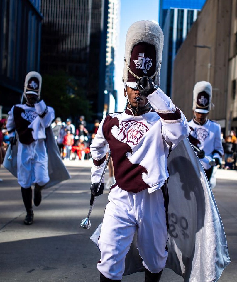 Stepping off and celebrating #MarchingMusicDay in style! #marchforth