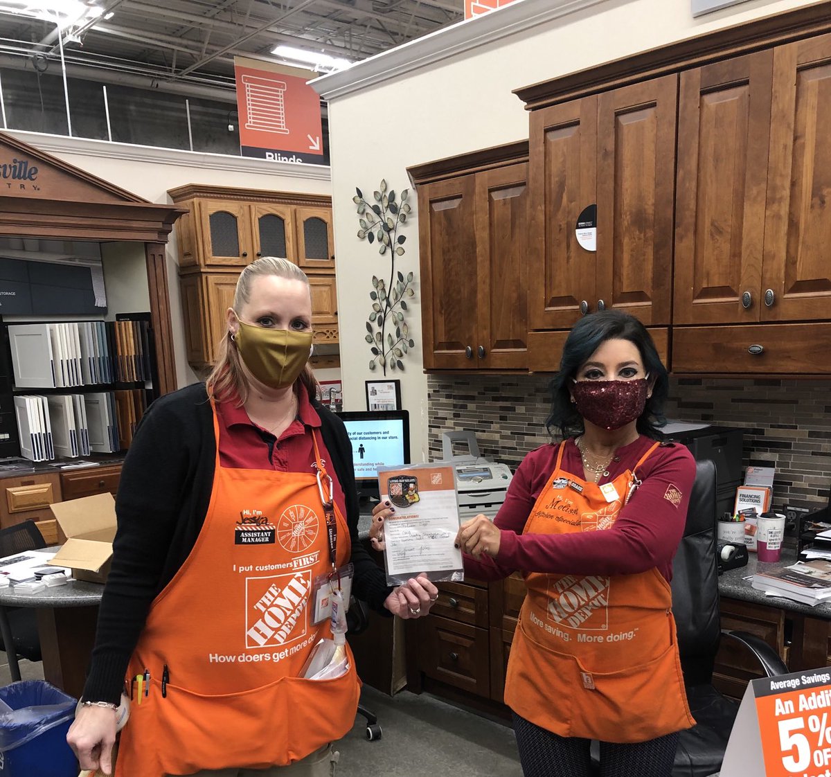 Awesome job!! Congratulations Melissa on your $70k kitchen sale!! #0808