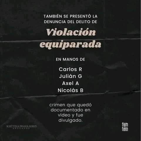 Si, sabemos que Yosstop cometió un delito guardando un vídeo de violación provocando daños personales a la víctima pero también señalen estos nombres no los olviden😠.
Estoy son los mayores culpables por cometer este acto  y haberlo grabado
#JusticiaParaAinara