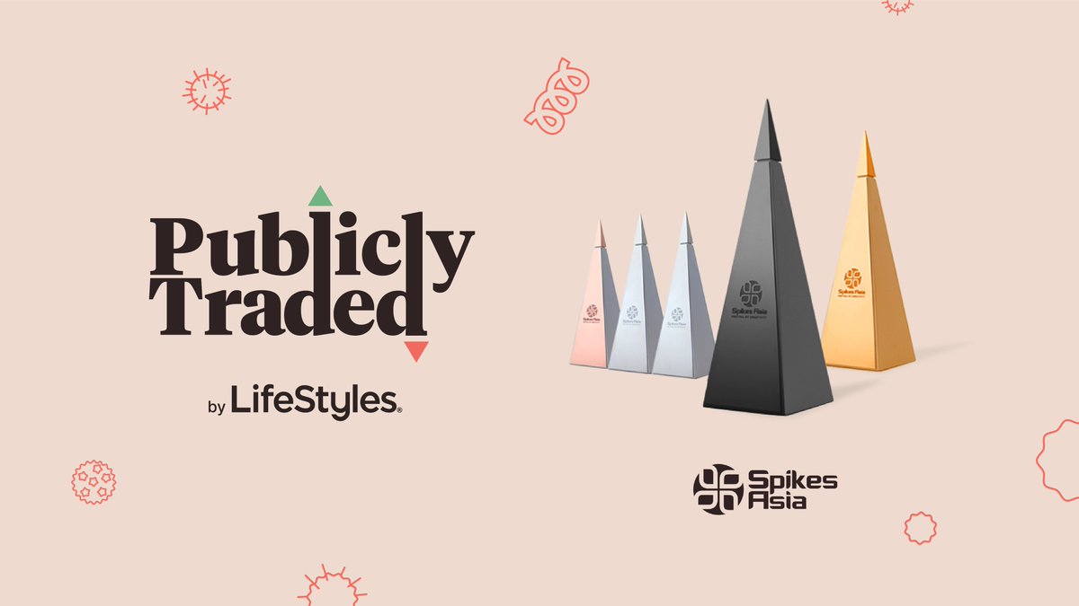 Grand Prix! Creative e-Commerce! Spikes Asia! Congrats to our clients Marta Toth, Rinaldho Oosterman and the entire Lifestyles team. "Publicly Traded" also picked up a Gold, 2 Silvers, and a Bronze. Shout out to the FCB/SIX team for the care and craft that went into this work!