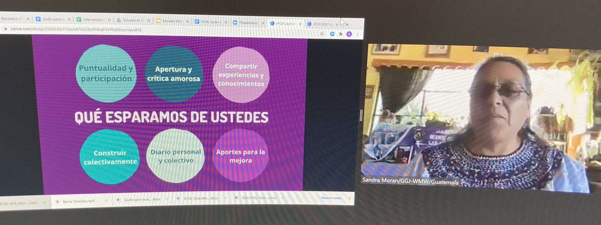 dreamelder's tweet photo. Excited listening to Sandra Moran of @ggjalliance and @WorldMarchWomen #IFOS2021 #BertaVive ... me encanta la claridad y visión de la escuela ✊👊💕 https://t.co/LOdv0fOBrb