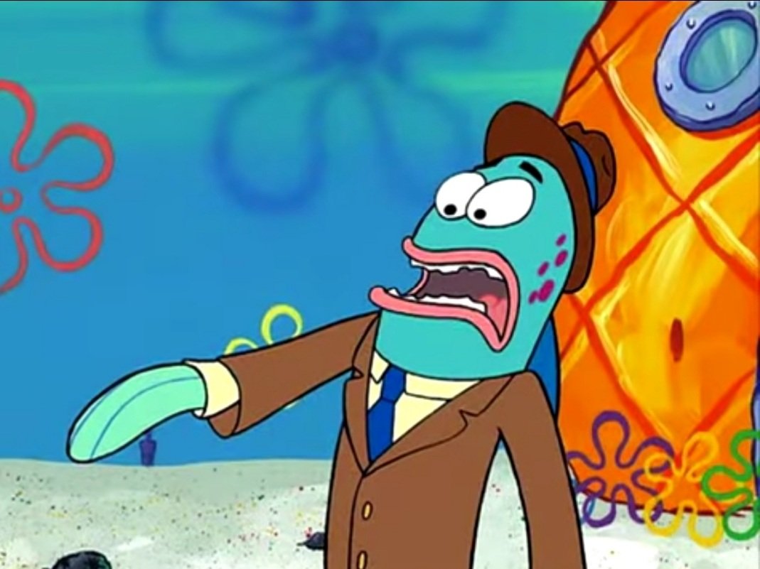 VeryUncommon's tweet image. thinking about that one asshole fish who was all laughing and talking shit when he saw the green hamburger, and how that son of a bitch immediately changed his tune when he saw the purple one just bc it was his favorite colour. fake ass bitch.