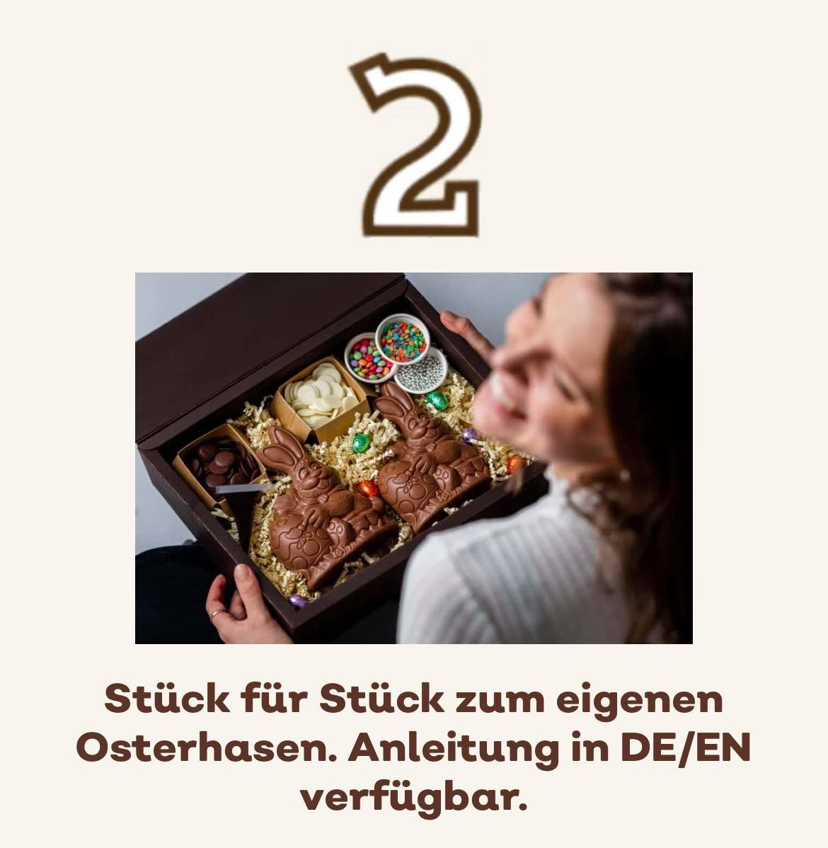 AeschbachChoco's tweet photo. Create piece by piece your own chocolate #EasterBunny! With our latest product, the #ChocoEaster Box, we enable you, your loved ones, employees or customers to have an enjoyable Easter at home.
https://t.co/i2oT5pWDKs
#AeschbachChocolatier #Easter #Chocolate #ChocoEasterBox #Fun https://t.co/1HZ4jmSCiX