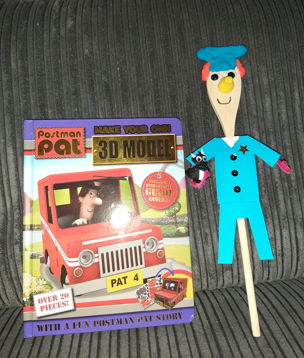 Samanth71646929's tweet image. @MayfieldOldham Savannah's world book day creation, postman Pat! She had lots of fun making this with her dad :)