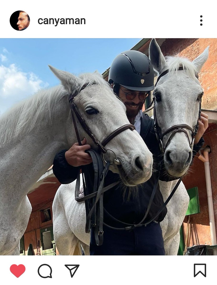 Amores de papá ❤🐎🐎 
#CanYaman #Cassius #Gineprone