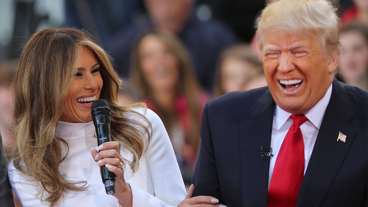 RyanAFournier's tweet image. 🇺🇸 RT if you miss President Trump and First Lady Melania Trump! #tbt