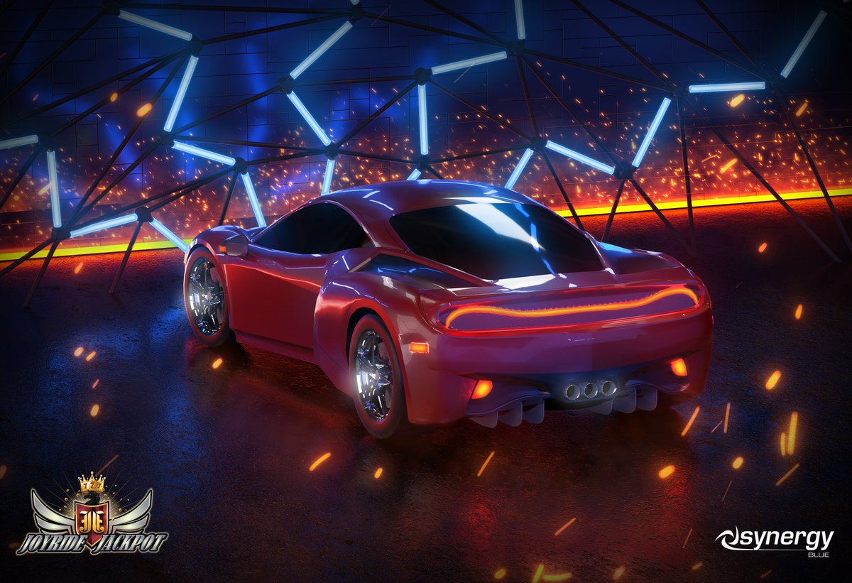 When you think fast cars and big wins... what comes to mind? We think of #JoyrideJackpot — it's cool, fast and a total blast.😎 #SynergyBlue #FunYouCanBetOn #lasvegas #jackpot