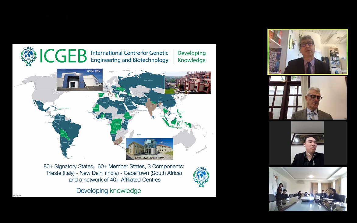 1 March, #Vittorio Venturi #Bacteriology Group Leader organises kick-off meeting of #Italy - #Vietnam bilateral project for #Biofertilizers with #MOST #VAAS #SFRI #Vietnam & #Marco Abbiati, Science Attaché, @ItalyinVietnam
#ICGEBMemberState #partnership #bilateralrelations https://t.co/gSbyQPLuMm