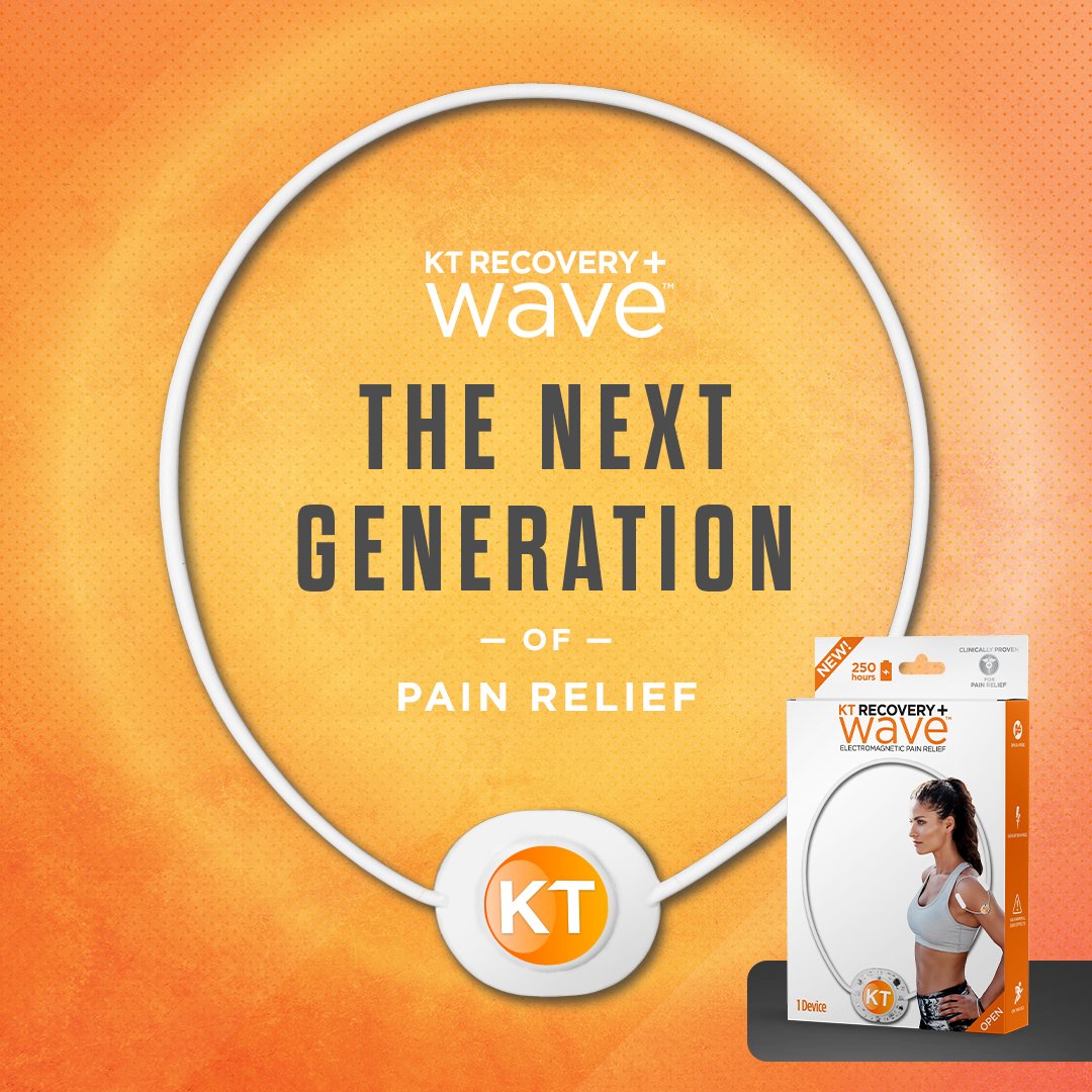 KTTape's tweet photo. What was once an expensive, bulky clinical &amp; sports therapy treatment is now available to you as an FDA cleared, lightweight wearable device that uses clinically proven electromagnetic therapy to treat chronic pain. Available online now: https://t.co/WaQj0zIgtU. #FinishStronger https://t.co/ltKOxqdJ6f