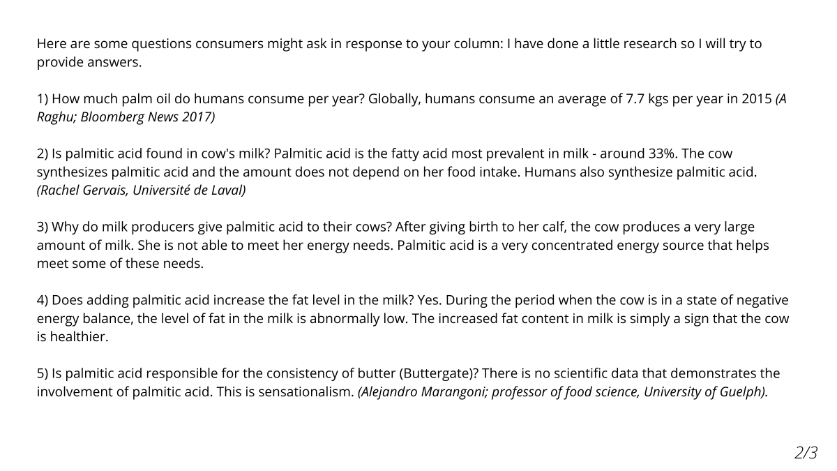 SolvetCanada's tweet photo. A letter regarding #Buttergate by Consultant Veterinarian, Walter Verhoef #CdnAg https://t.co/6nDwnFcEQe