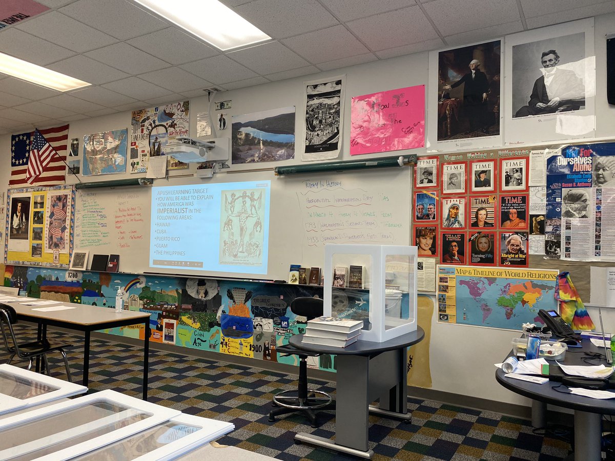"Out of chaos comes growth." Tim Moore- AP US teacher <a href="/WLNKnights/">Northern Knights</a>. Thank you for welcoming us in your class today- it's clear there is growth, and engaged learning happening in your class! @michelleblackk <a href="/CatherineKocha1/">Catherine Kochanski</a> <a href="/KnightsWLN/">Walled Lake Northern</a>
