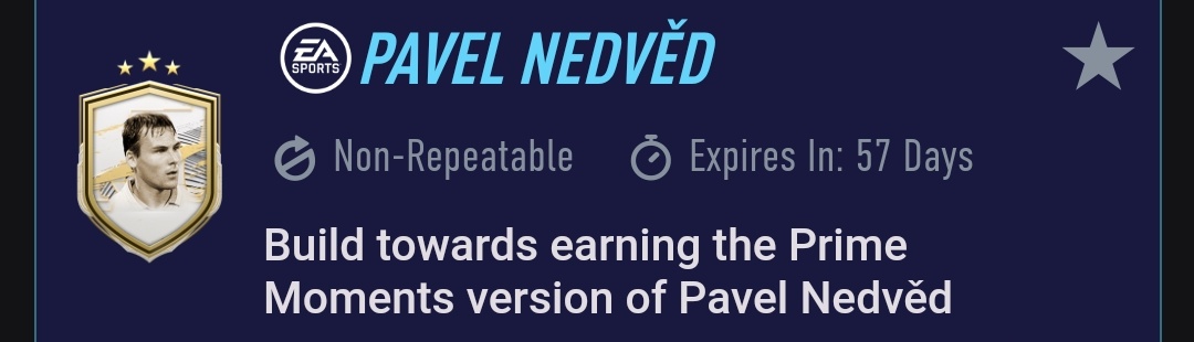 tomo_thats_me's tweet photo. So I asked for several seasons they finally delivered Pavel NEDVED!!!! #fifa21 #iconsbc #sbclife https://t.co/yYIYjD8ZoP
