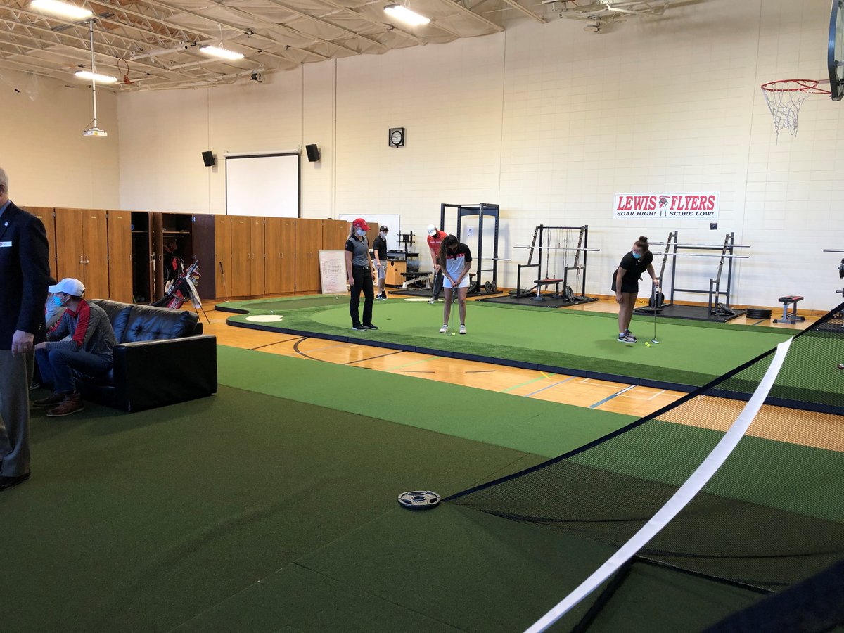 We are grateful to be able to support the Lewis University golf program with a grant to help develop an indoor practice facility. Meeting several of the players during a grand opening was definitely the highlight of the day. Best of luck Flyers!!  <a href="/LewisUniversity/">Lewis University</a>