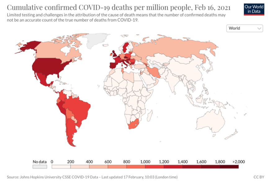 The pandemic is real. Excess deaths were observed in many countries. Not all countries were affected in the same way due to pre-existing immunity, the health status of the population and demographics (the proportion of elderly in the population) 2/n https://ourworldindata.org/covid-deaths?country=IND~USA~GBR~CAN~DEU~FRA