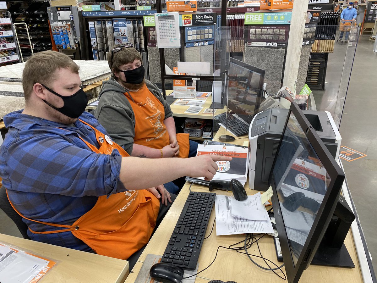 8964 Lead Ambassador Kyle jumping right into his new role and training on Quality flooring estimates!! Way to go Kyle! #leadstosuccess #D52Elite💎<a href="/ZachBoonTHD/">Zach Boon</a> <a href="/CorporateLarry/">Larry Lane</a> <a href="/AkinsMel/">Mel Akins</a> <a href="/ErnestD52/">Ernest Knight</a> <a href="/8964KateJones/">Kate Jones</a> <a href="/jen_gillaspie/">Jen Gillaspie</a> <a href="/8964THD/">Brenda Glover Home Depot #8964</a> <a href="/MossniveK/">Kevin Moss</a>