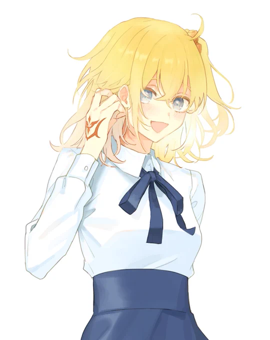 金髪碧眼ぐだ子おねえちゃん見たい～～!
(過去絵リメイク) 