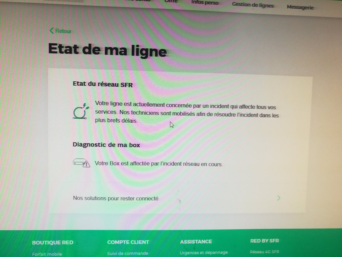 Hello <a href="/REDbySFR/">RED by SFR</a>, voilà c'est comme ca très souvent !! Tout ca poir un debit très moyen. Vous faites quoi ???