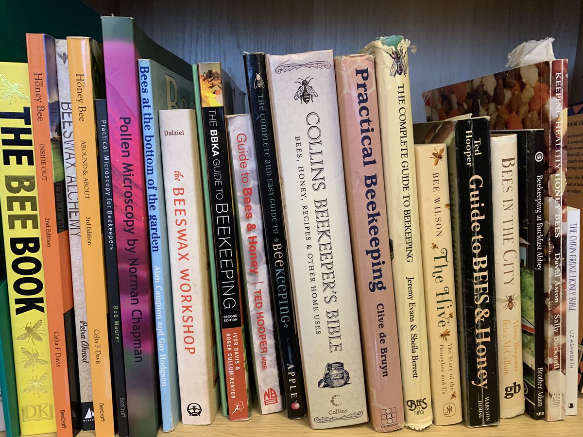 Ashworth Honey (@ashworthhoney) on Twitter photo A bit of a theme for #WorldBookDay <a href="/HoneySommelier/">C. Marina Marchese</a> <a href="/DaveGoulson/">Dave Goulson</a> <a href="/britishbee/">BBKA</a> <a href="/nthnbeebooks/">Northern Bee Books 🐝</a>. Current #reading and some of the reference collection #beekeeping A bit of a theme for #WorldBookDay <a href="/HoneySommelier/">C. Marina Marchese</a> <a href="/DaveGoulson/">Dave Goulson</a> <a href="/britishbee/">BBKA</a> <a href="/nthnbeebooks/">Northern Bee Books 🐝</a>. Current #reading and some of the reference collection #beekeeping