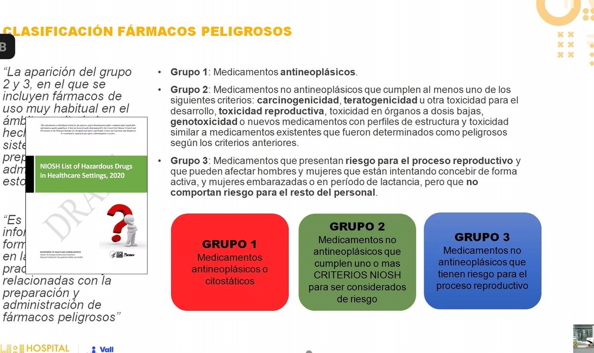 aurofpolo's tweet photo. 📢📢⚠️⚠️Borrador de la nueva lista NIOSH: los fármacos peligrosos☣️ se clasificaran solamente en 2 grupos 😱. @CarmeCanete @farmacotecnia https://t.co/5hsMPf4uJv
