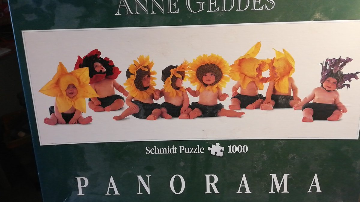 Leharfri's tweet photo. @karenpuzzles can you help me? So have this puzzle from 1999. I sorted the pieces and started on the edge. All white. And i ended up with something clearly wrong. I don't know how to find the mistakes since the light trick doesn't work, I tried it on the colored ones. https://t.co/1vpePST1QA