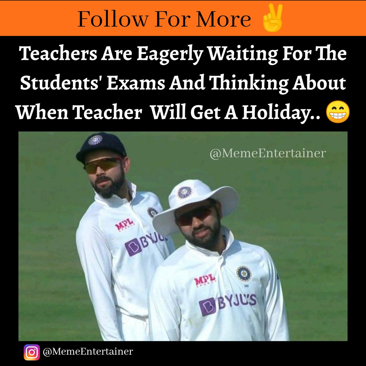 MemeEntertainer's tweet photo. Share With Friends! ✌
#exams2021 #Exams #exampreparation #exammemes #Students https://t.co/2YMLqhhZFz