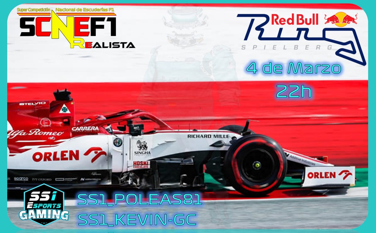 No olviden, esta noche a las 22:00h 3a prueba en @F1Friendscup SCNEF1 Realista con el Gp de Austria.
<a href="/poleas81/">POLEAS81</a> &amp; <a href="/SRB_PONPETIYA/">KevinGC</a>
seran los encargados de representar al equipo.
Hasta la Bandera a cuadro chicos.🏁
monetteboutique.es
instagram.com/monetteboutiqu…