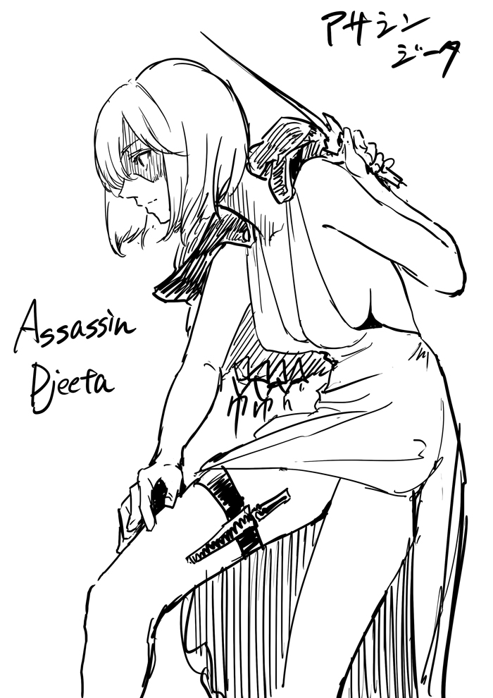 @tehijo_ Assassin class Djeeta アサシンジータ 