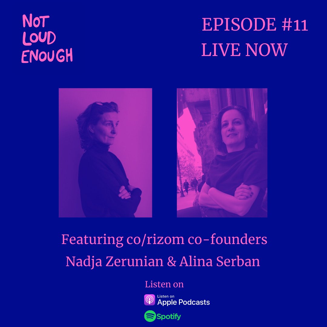 NEW: <a href="/Ayserin/">✨</a> <a href="/laurampana/">Laura M. Pana (she/her)</a> talk to corizom.org co-founders about disappearing #crafts &amp; tools to empower #TraditionalArtisans. Tune in to hear what concrete actions we can take to support this industry. 

Apple: apple.co/35agQFk
Spotify: spoti.fi/3kflGoO