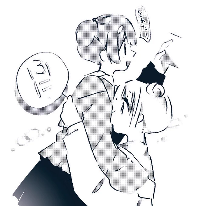 このお2人です?
#百合 #創作百合 #イラスト 