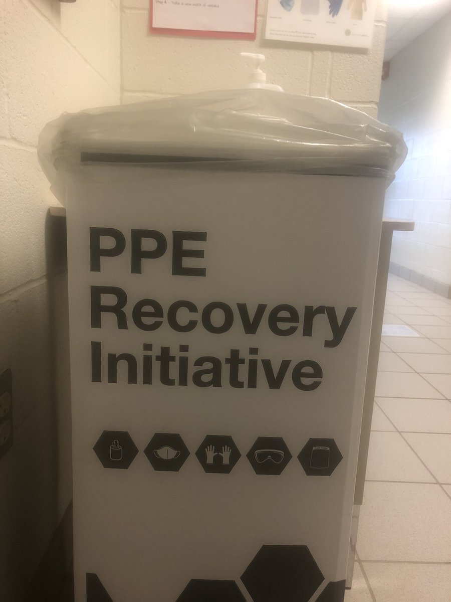 @ParkviewPS_K is the first school <a href="/TVDSB/">Thames Valley DSB</a> to recycle disposable masks and other PPE. Thanks to <a href="/GCSalons/">Green Circle Salons</a> for this AMAZING program! 💚💯 % recovery - Staff and students are keeping it green♻️<a href="/EcoSchoolsCAN/">EcoSchools Canada</a> <a href="/EcoKidsCanada/">EcoKids</a>