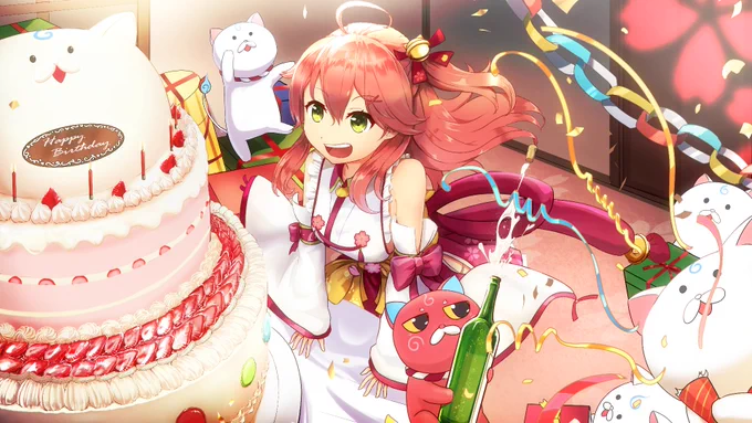 #miko_Art 
#35PProject
これから割られそうなケーキ描いた海鼠です。 