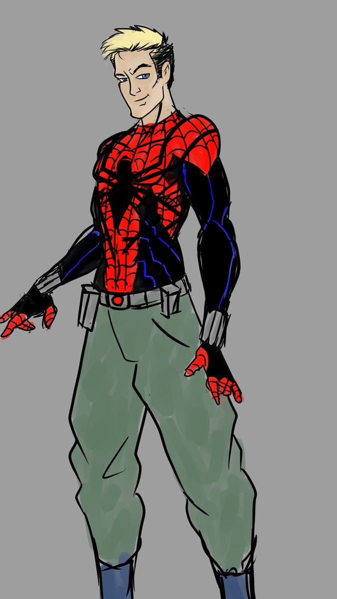 Jestersdungeon's tweet photo. Since @DeputyRustArt is doing his Maximum Marvel stuff I decided to do my own . may I introduce to you all Ben Reilly ; The Sporadic Spier-Man!!
#SpiderMan #Marvel #MarchMarvel https://t.co/AgFYe3Qzd4