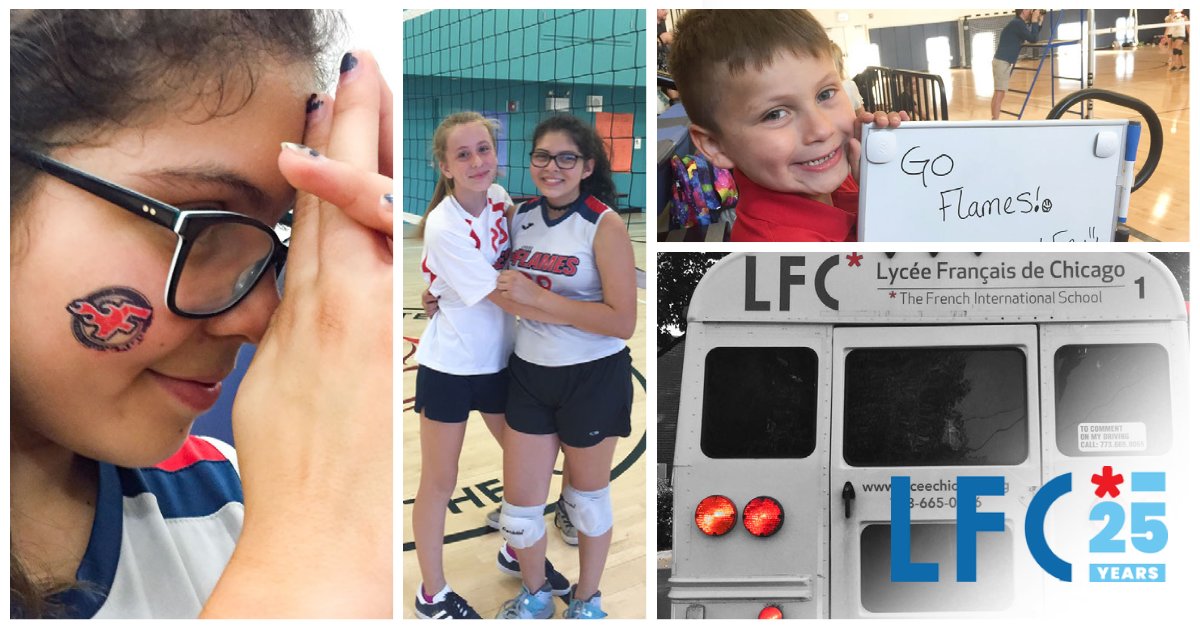 lyceechicago's tweet photo. "Chez nous, les Flames ont toujours eu la cote." – Lizet De La Cruz, parent au LFC. Partagez, vous aussi, vos souvenirs préférés : https://t.co/3Pfi6uNex2 ! #LFCMemories #TBT #LFC25 #LFCPride #GoLFC https://t.co/e5upLHYaTj