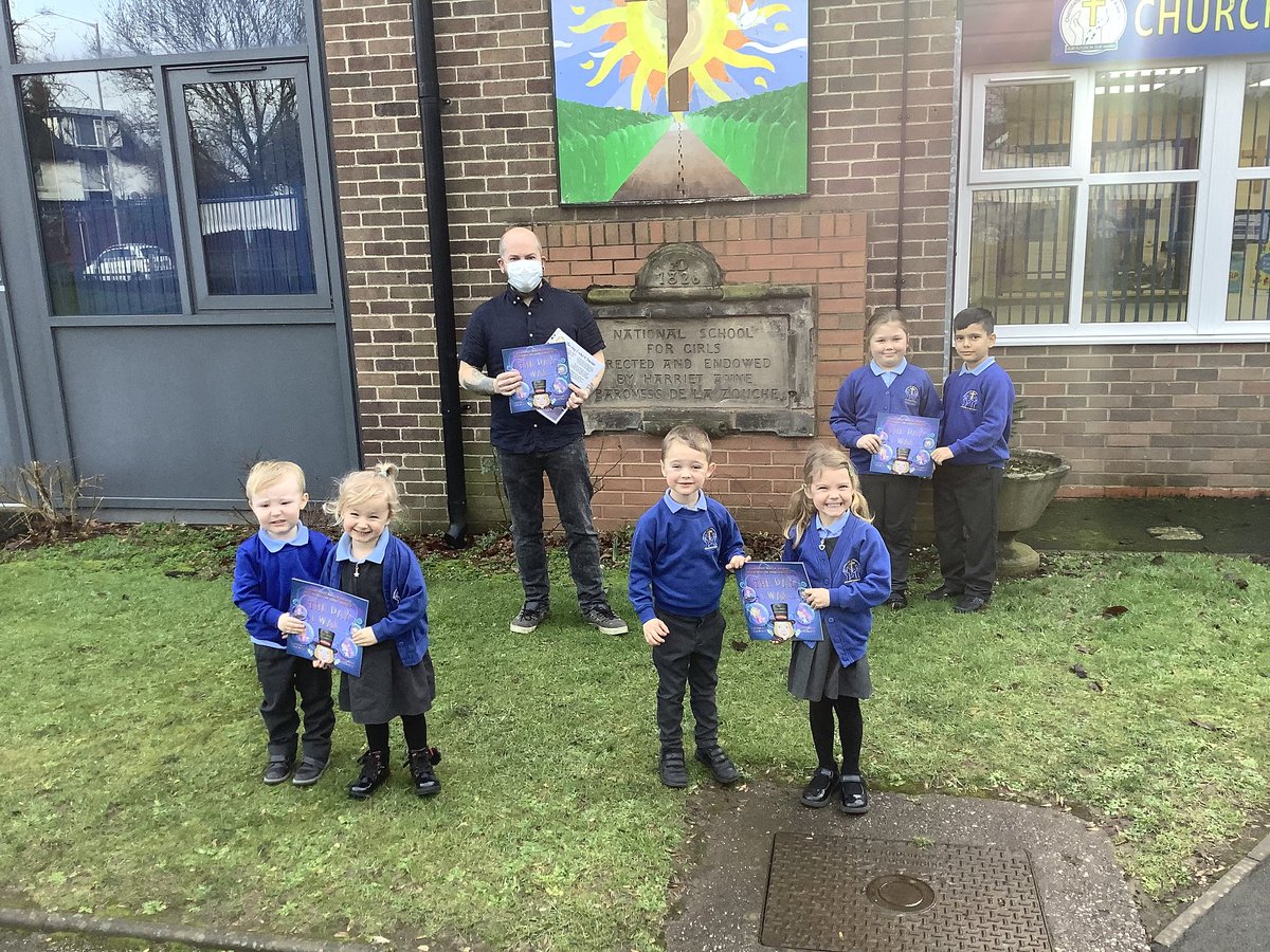 Hoping everyone's had a wonderful #WorldBookDay and I'm hoping I can make many more school visits to promote my book 'The day I was...' like this one at <a href="/churchfield_sch/">Churchfield Primary</a> as restrictions gradually relax