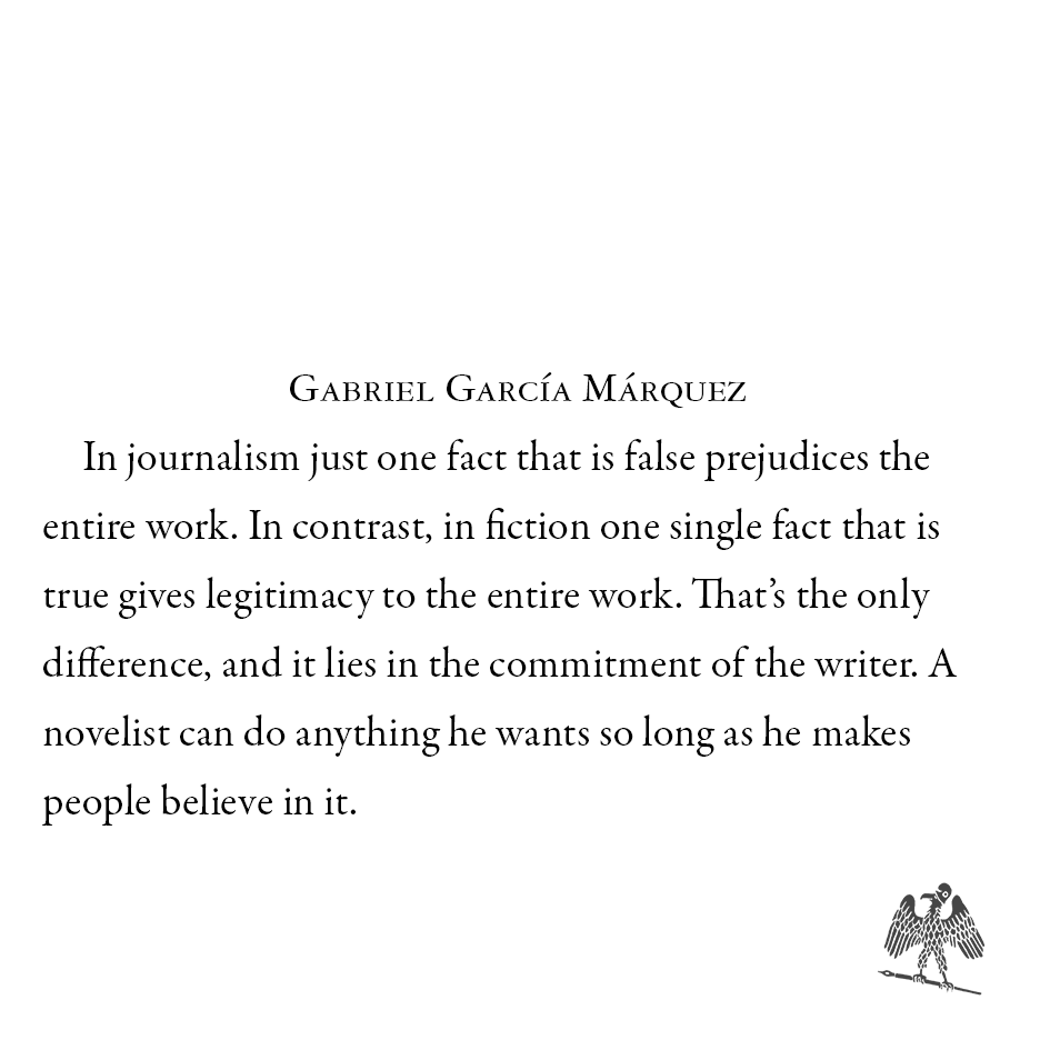 parisreview's tweet photo. “A novelist can do anything he wants so long as he makes people believe in it,” Gabriel García Márquez, born on this day in 1927, told ‘The Paris Review’ in his 1981 Art of Fiction interview. Read more: https://t.co/CKj1uNzfrA https://t.co/cfnNHQs0Cu