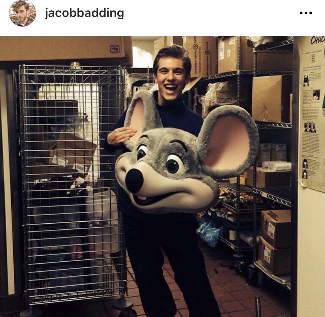 jacobbadding's tweet image. Pulled this off my insta... rip Chuck