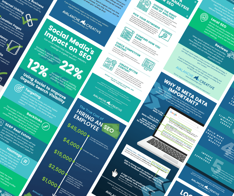 #Infographics can be used to help you earn links and share your content!

However, if the thought of making an infographic hurts your head, read our latest blog to learn more about creating them and how to optimize for SEO: bit.ly/388qeuf
