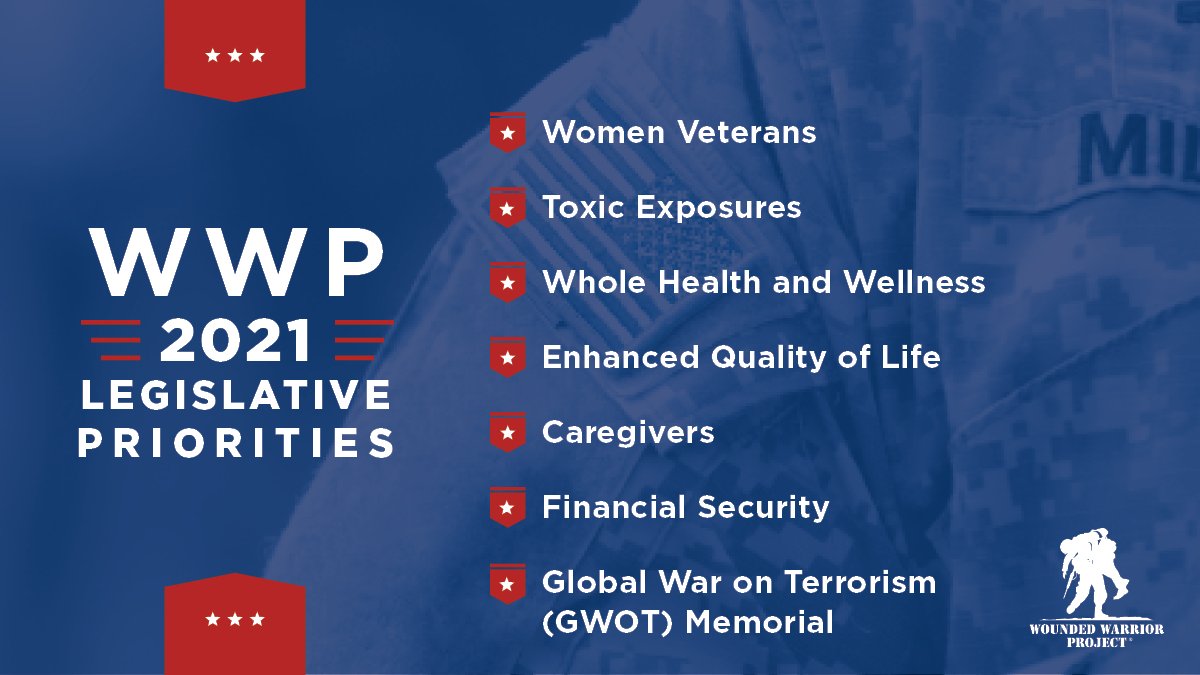 WWP_DC's tweet photo. Happening Now: @WWP CEO Lt. Gen. (Ret.) Mike Linnington highlights our 2021 legislative priorities. Tune in LIVE 💻: https://t.co/b2FjzH1yUp
#OperationAdvocacy https://t.co/C3dSCYR6yP