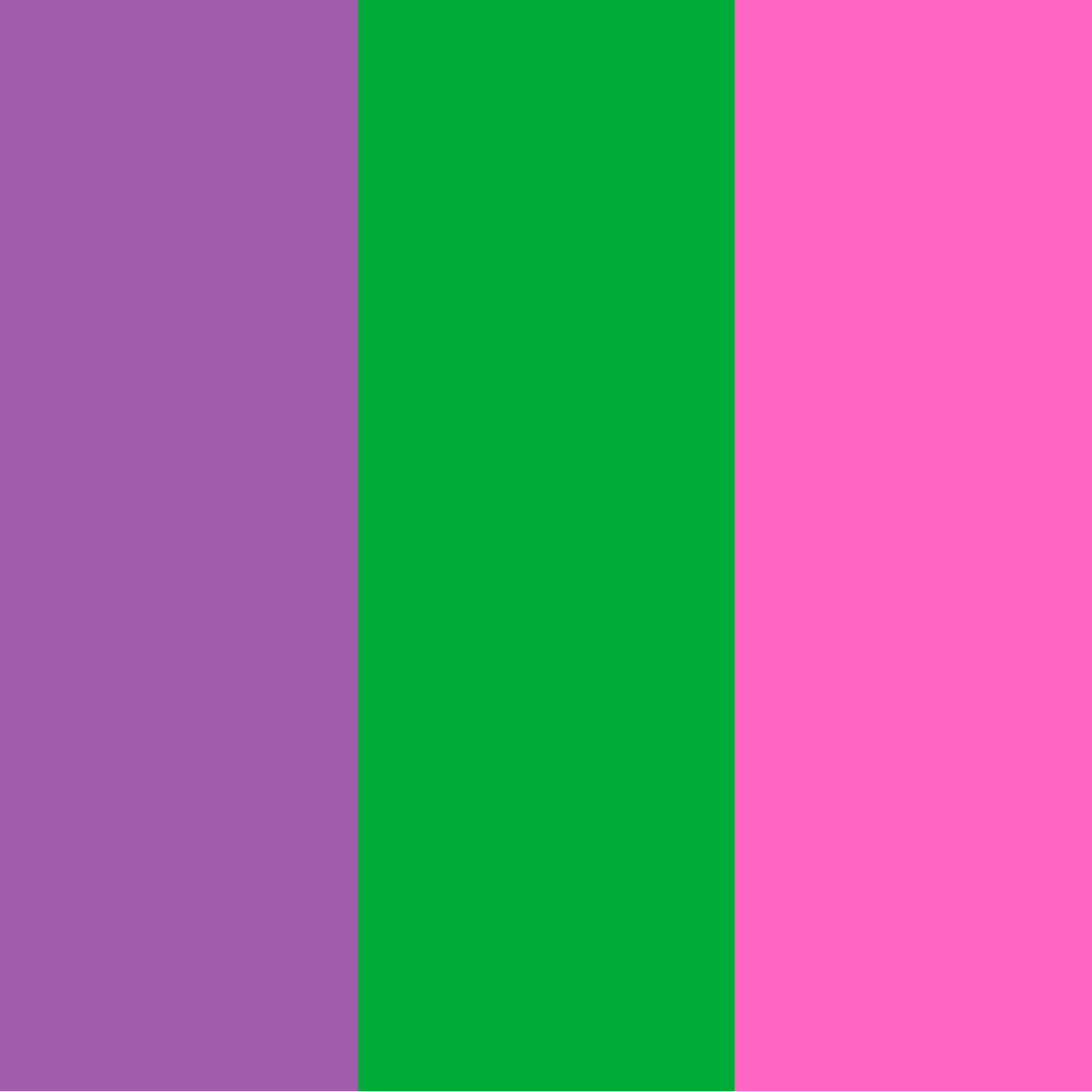 Explico mi avatar de 3 colores para  #8M:

Violeta: color oficial del movimiento
Verde: la lucha por el derecho a nuestro cuerpo y la legalización del aborto
Rosa: manifestarme activamente en pro de mis hermanas trans y su pertenencia al movimiento

El feminismo somos TODAS