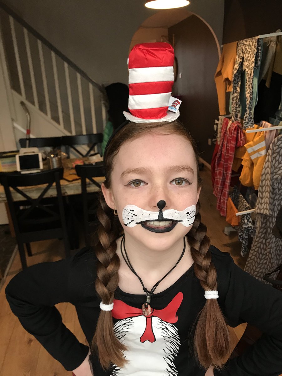 ⁦<a href="/WestThurrock/">West Thurrock Academy</a>⁩ Lilly enjoyed herself with Dr. Seuss  #worldbookday