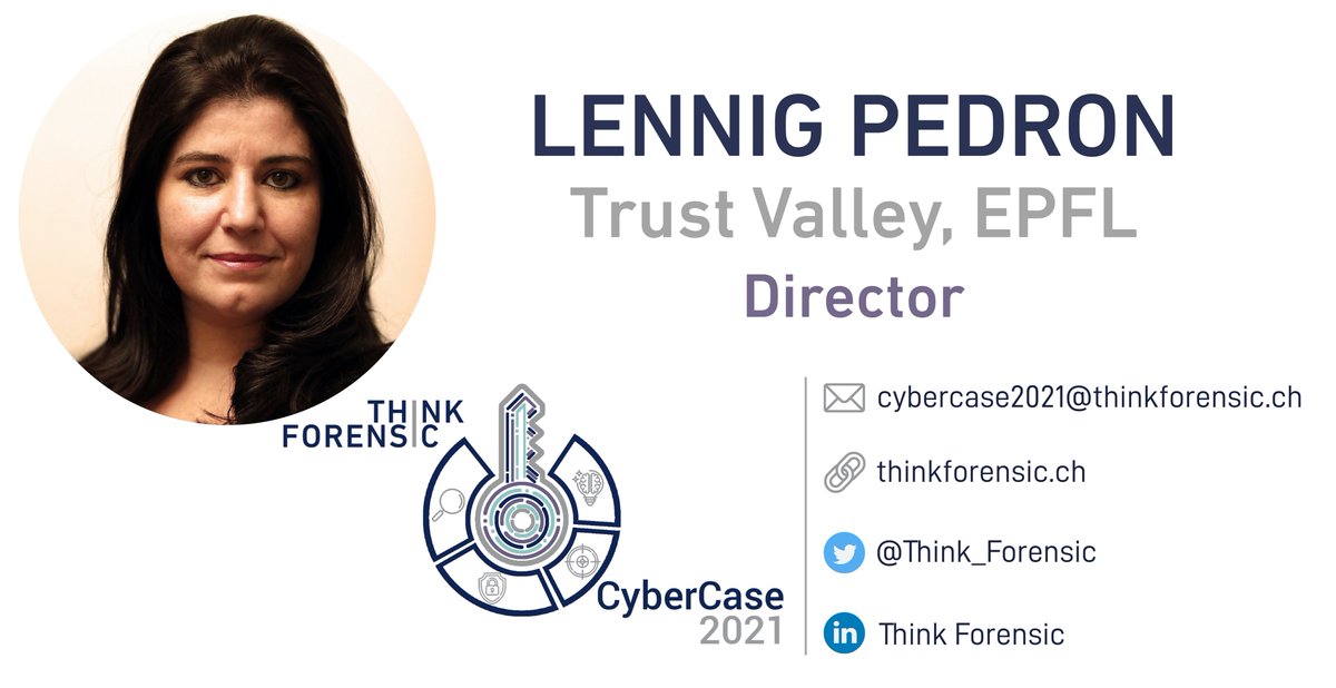 Think_Forensic's tweet image. The final countdown has started: -8 days to our #CyberCase2021 event! 💥

Today, we’re excited to introduce @lennig Pedron: 

💡 Don’t miss #CyberCase2021! You still have a few days to register for the event!  
👉🏻 thinkforensic.ch/?page_id=4210 !