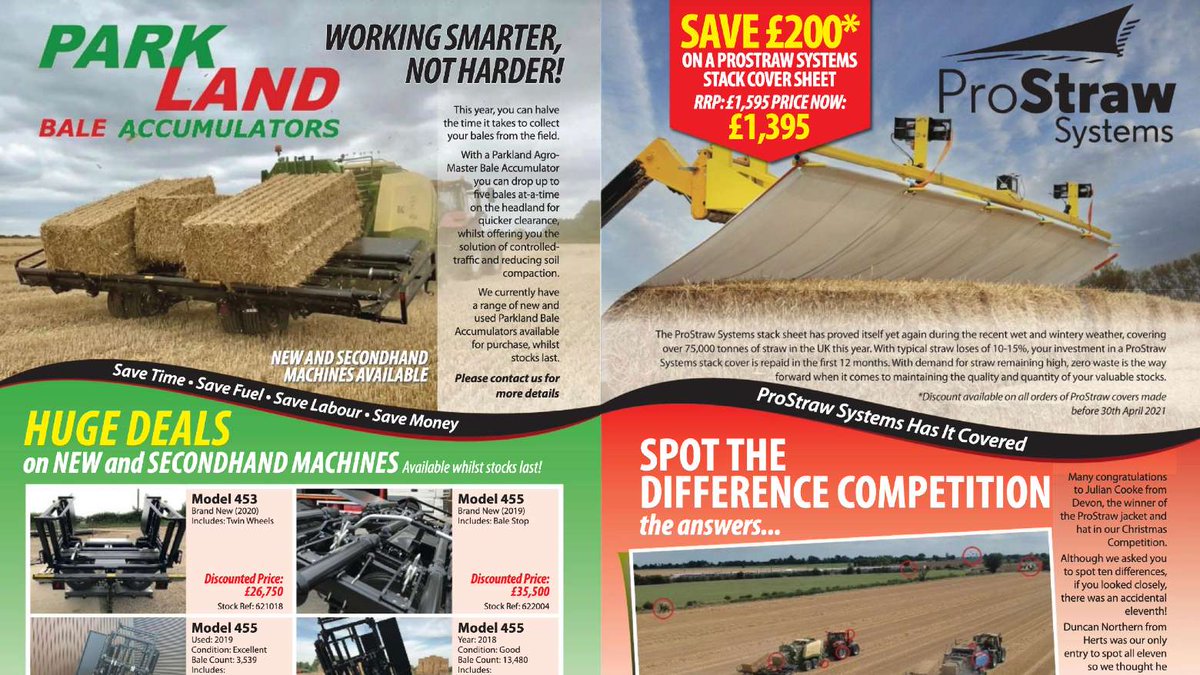 prostrawsystems's tweet photo. See our double page advert in the March issue of @FarmersGuide now. https://t.co/Y9ffp2l2Iz
You can sign up for your free monthly copy of Farmers Guide here... https://t.co/kgAmKVouIo https://t.co/WzV3usIgzc