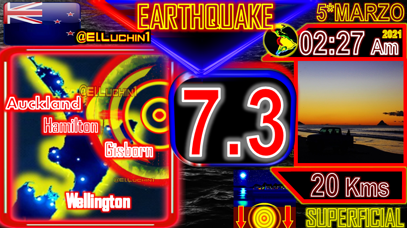 Temblor ⚡ 🔴 Alerta Sismica 's tweet - "🇳🇿 #UltimaHora Un # ...